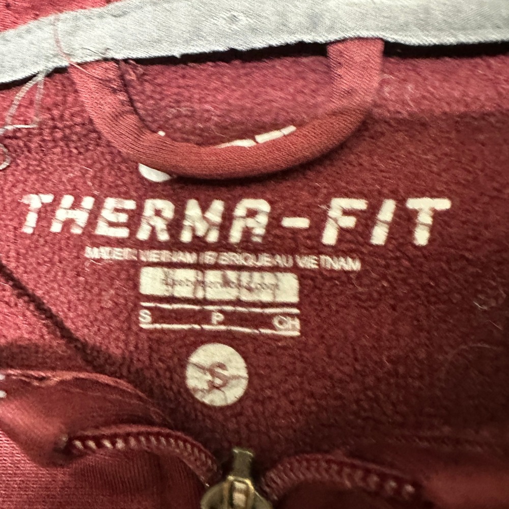 Nike Therma-FIT Minnesota Golden Gophers Full Zip Hoodie Jacket Burgundy Small - Picture 2 of 8